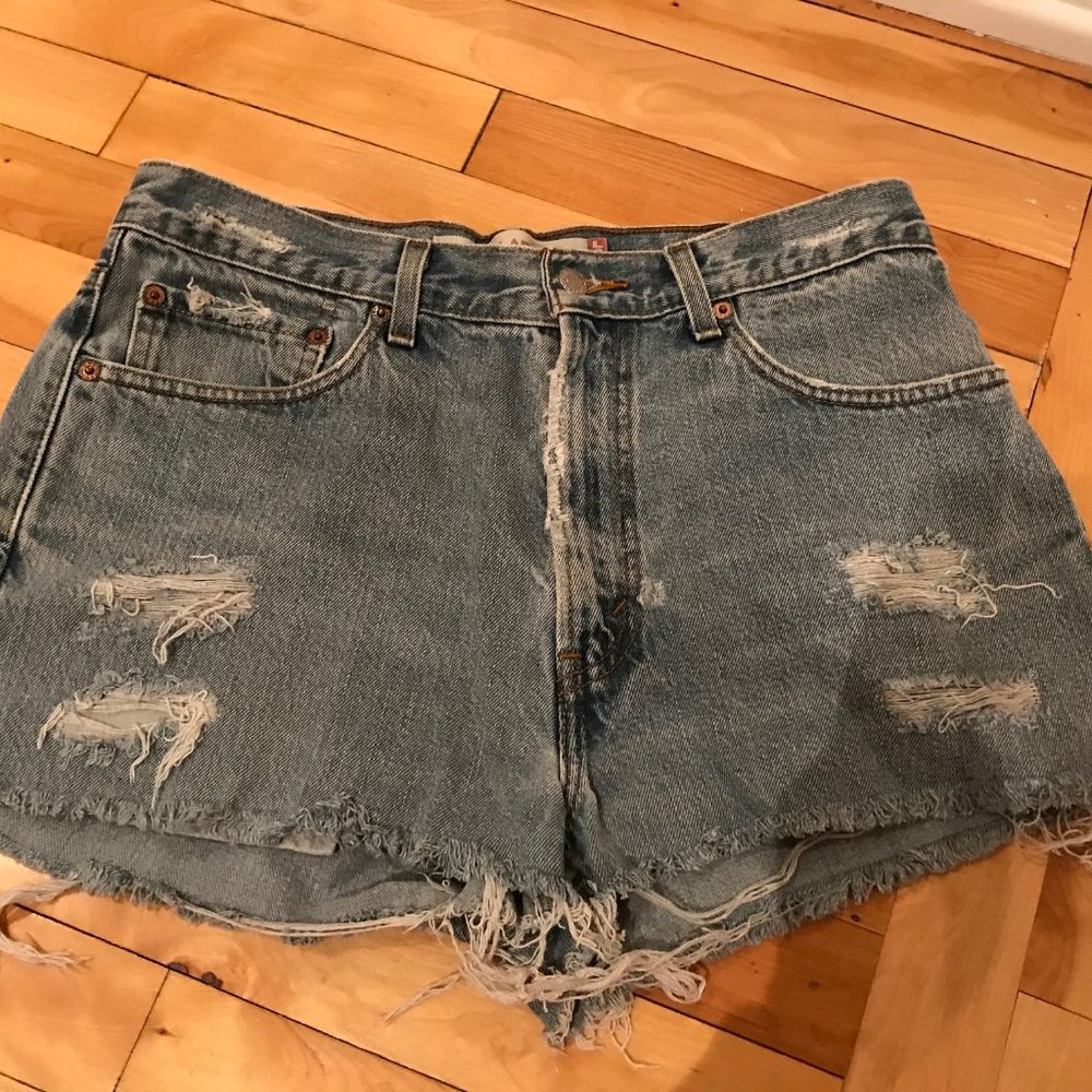 LEVIS Short High Waist Denim Shorts